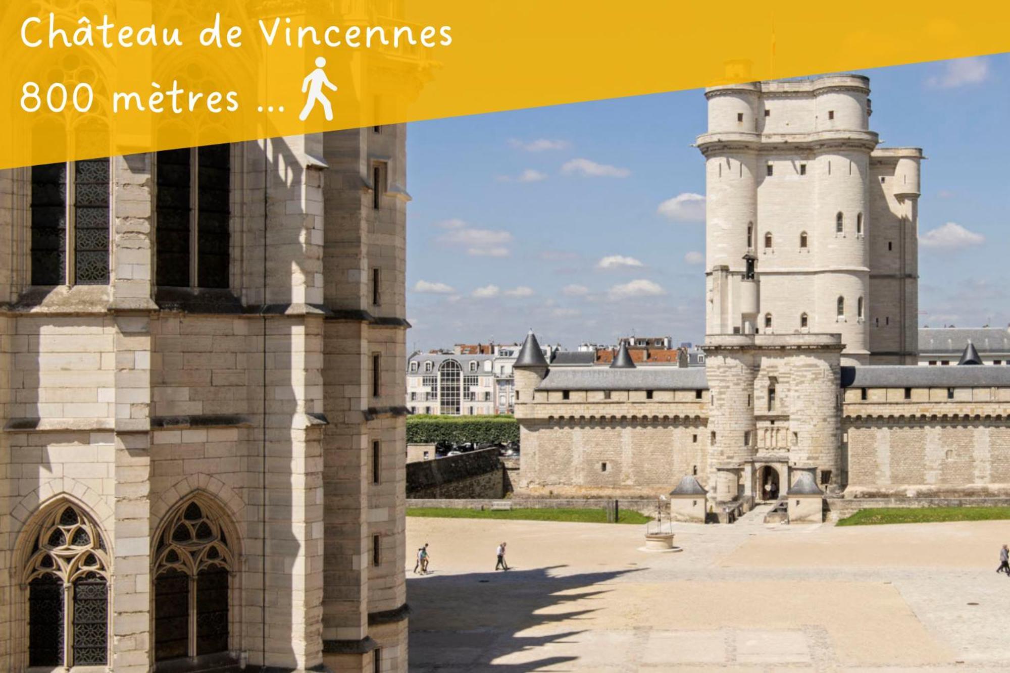 Appartement Entier Calme - Parking Free - Proche Paris Et Chateau - Wifi Hd แว็งแซ็นน์ ภายนอก รูปภาพ